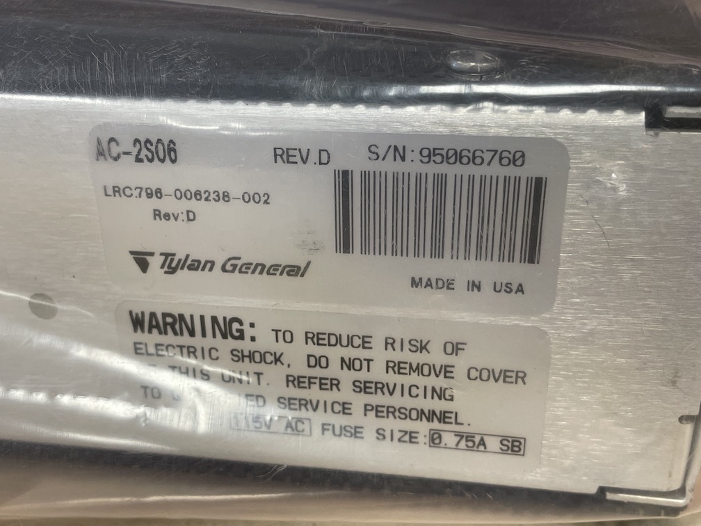 Tylan General AC2 Controller NW40 Throttle