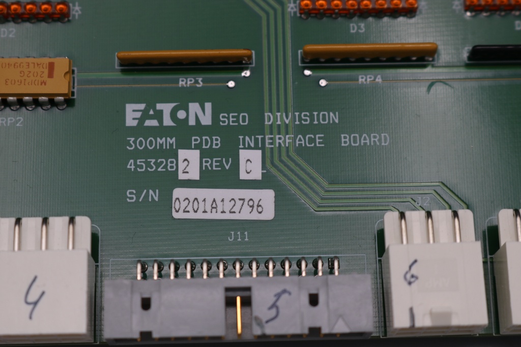 Eaton 453282 300mm PDB Interface Board PCB Rev. C