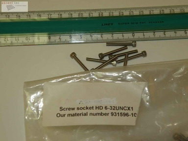 SCREW SOCKET HD 6/32UNCX1, LOT OF 450