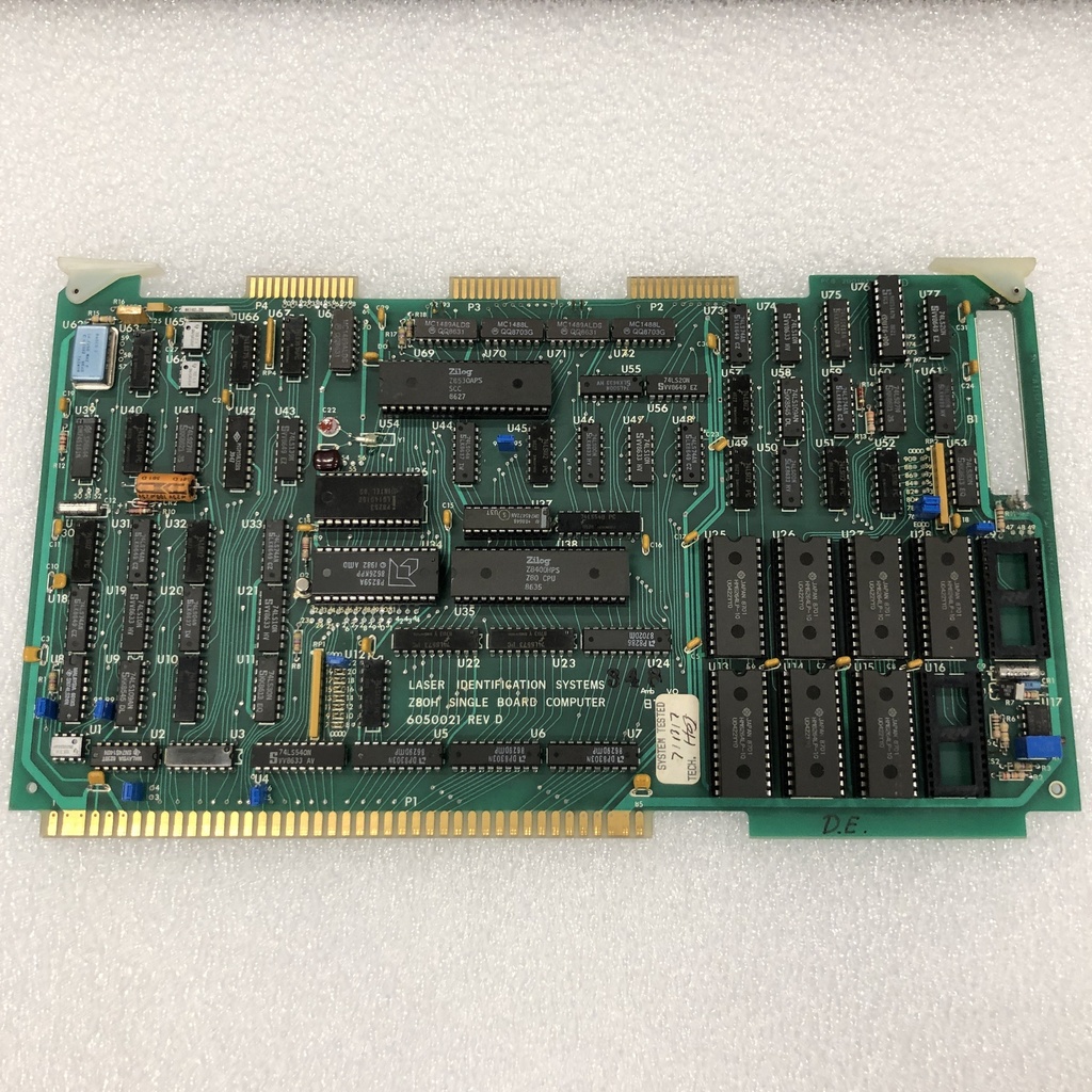 Z80H Single Board Computer, Assy 6050021, Rev.D