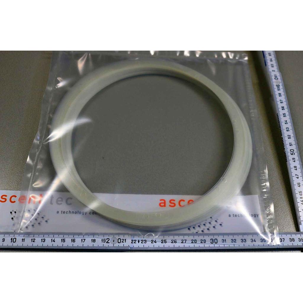 CMP SPACER, CARRIER .0125/.0155THK 200mm, TRANSPARENT, LOT OF 36