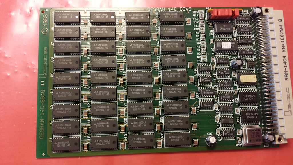 PCB ASSY DYNAMIC RAM 2MB GESRAM 14C 8946
