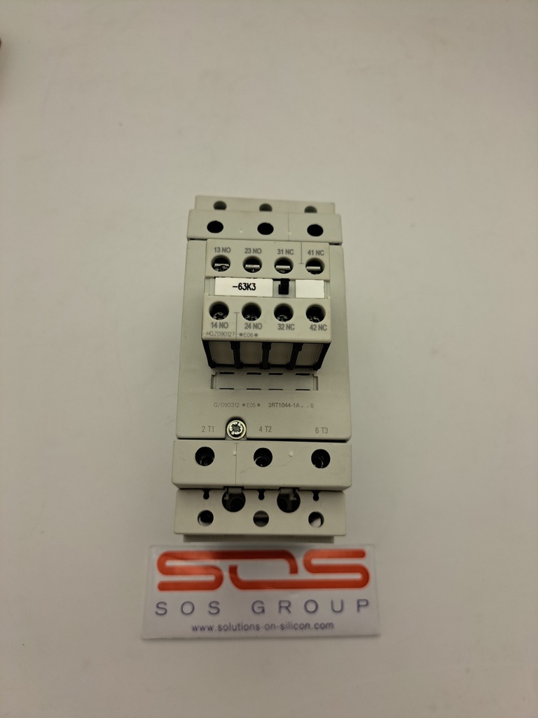 Sirius Power Contactor, AC-3 32A, 15kW / 400V 230V AC, 50/60 Hz, 3-Pole, Size S2, w/3RH1921-1FA31