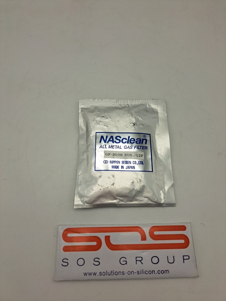 NASclean All Metal Gas Filter, 0.3  µm, 1.0 Mpa, 1/4" Fitting Size