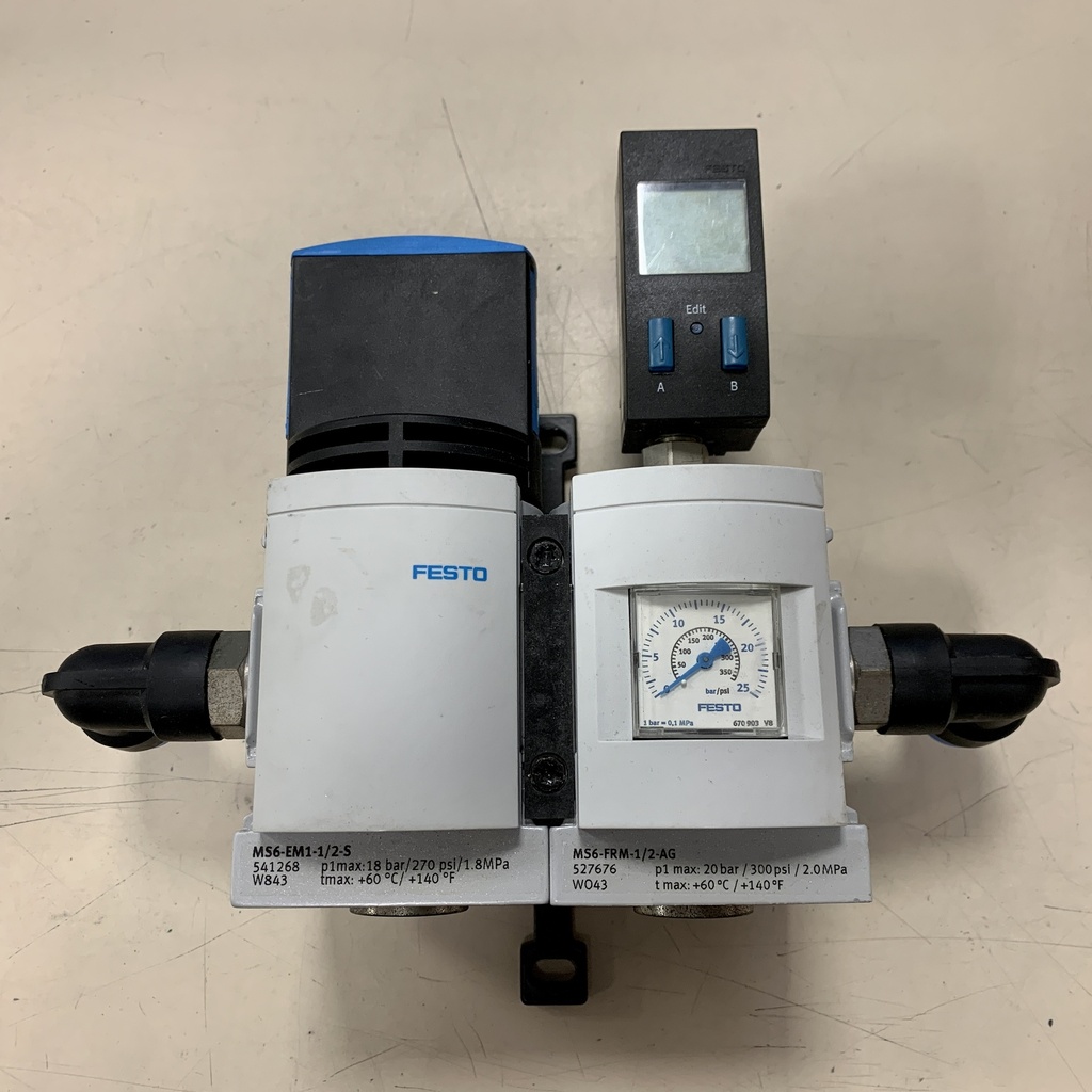 FESTO MANUAL ACTUATED ON/OFF VALVE FOR PRESSURISING AND EXHAUSTING PNEUMATIC SYSTEMS