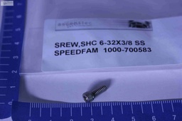 [1000-700583/500782] Screw, SHC 6-32 x 3/8 SS, Lot of 30