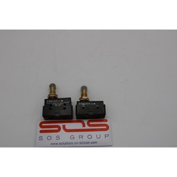 [Z-15GQ22-B/100809] Omron Snap Action Roller Plunger Limit Switch, NO/NC, IP00, SPDT, Thermosetting Resin Housing, 500V ac Max, Lot of 2
