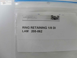 [205-062/501217] Ring,Retaining 1/8, Lot of 22