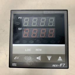 [REX-F7/101144] RKC Instrument REX-F7 Digital Temperature Controller, Input: 100-220VAC / Out: 0-12VDC