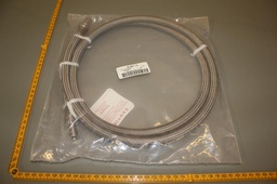 [SS-8BHT-72/505858] PTFE-LINED, SS BRAIDED HOSE ASSEMBLY, 1/2 in. SS TUBE ADAPTERS, 70 in. (178 cm) LIVE LENGHT