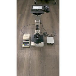[Optiphot 88/506371] Wafer Inspection Microscope, Optiphot 88, 115VAC, w. Polaroid Capture Module