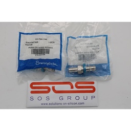 [SS-PB6-TA6/100650] MULTI-PURPOSE PUSH-ON HOSE END CONNECTION, 3/8 IN. SS TUBE ADAPTER, HOSE SIZE, Lot of 9